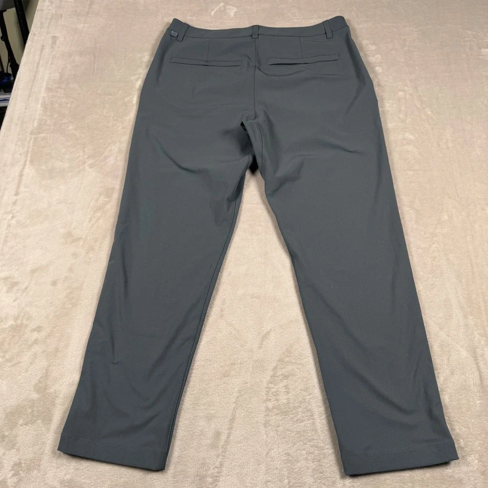 Lululemon Commission Slim-Fit Pant Mens 33 Grey Warpstreme Chino LM5AR2S
